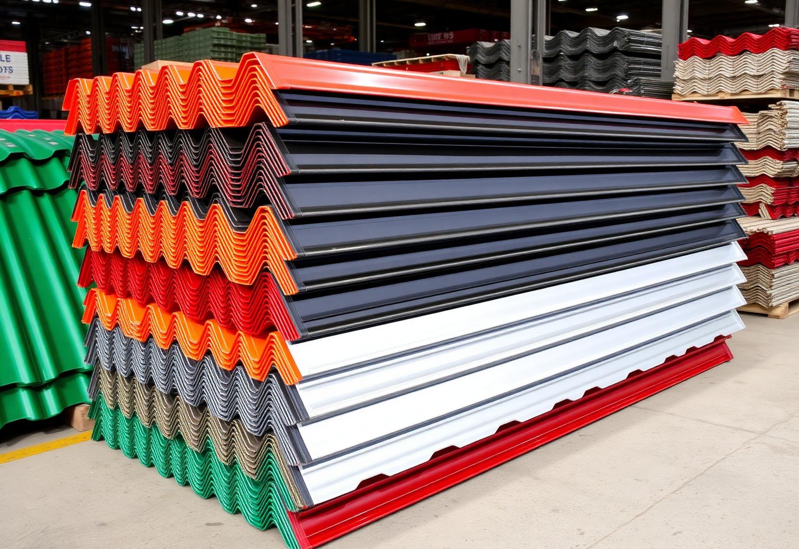 Metal roofing panel inventory